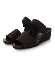 MODE ET JACOMO <D'ICI>ストレッチクロスウェッジサンダル