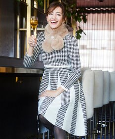 TOCCA 【WEB限定】BOAD GAME ニットドレス