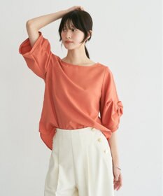 YECCA VECCA ハシゴレースタックスリーブブラウス
