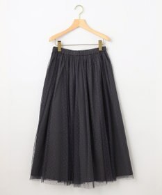 組曲 【2WAY】ドットチュールリバーシブル スカート