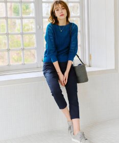 Tiaclasse 【新色追加・洗える】アンクルテーパードパンツ