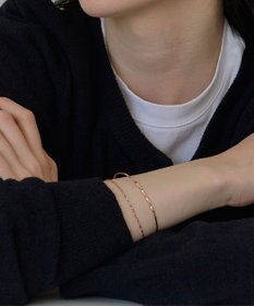 Phoebe クラッカードレーブバングル ローズゴールド