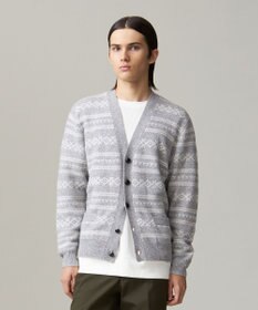 J.PRESS MEN 【Cash Lamb’s Wool】フェアアイルカーディガンニット