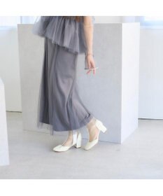 MODE ET JACOMO <noyau>ブロックヒールチュールブーツ