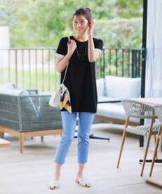 Tiaclasse 【新色追加・洗える】アンクルテーパードパンツ