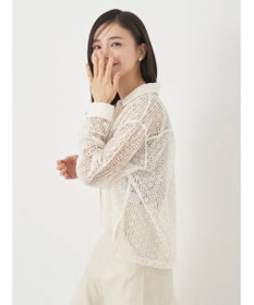 earth music&ecology レースショートシャツ