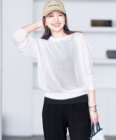 UNFILO ラメシアー ニット