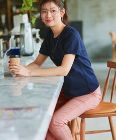 Tiaclasse 【新色追加・洗える】アンクルテーパードパンツ