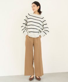 UNFILO カシミヤブレンド オフネックニット