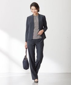 J.PRESS LADIES 【セットアップ対応】BAHARIYE ノーカラー ジャケット