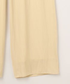 組曲 【洗える】ギャザーライトデシン パンツ ロング丈