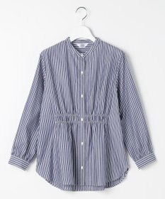 J.PRESS LADIES 【WEB限定】ストライプ シャーリング ブラウス