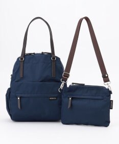 LA BAGAGERIE 【MONICA】ポーチ付き4WAYリュックサック