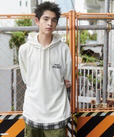 WEGO チェックレイヤードパーカー