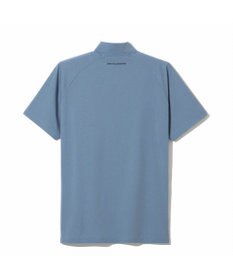 ZERO HALLIBURTON 【吸水速乾・UVケア】 ダブルリブ着心地ジッパーモックネックTシャツ ZHG-M5S7d 82955