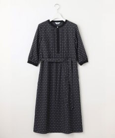 J.PRESS LADIES S 【洗える】ジオメトリックプリント ワンピース