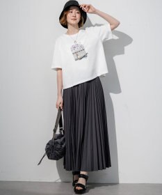 23区 Lauren Rolwing コラボ グラフィックプリント フレア Tシャツ
