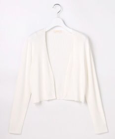 ANY SIS リブショートレングス カーディガン