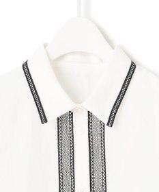 ICB 【日本製】 コットンリネンタンブラー ブラウス