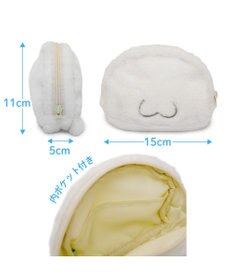 Mother garden しろたん もこもこ ポーチ