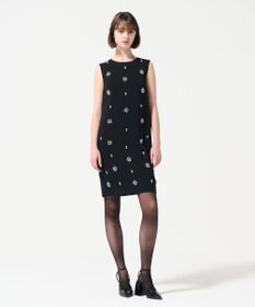 GRACE CONTINENTAL ビジュー刺繍ドレス