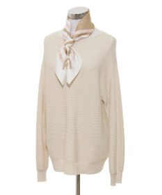 MOONBAT 【美人百花4月号掲載/シルク100%】フルラ (FURLA) スクエア柄 シルクプリントスカーフ 65cm×65cm