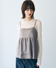 YECCA VECCA シャイニーオーバーキャミ