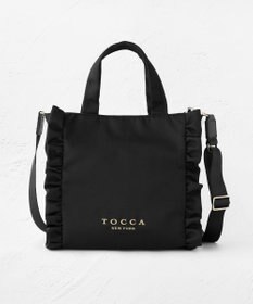 TOCCA 【美人百花掲載】【一部カラー撥水】TRIM WAVES MINITOTE ミニトートバッグ