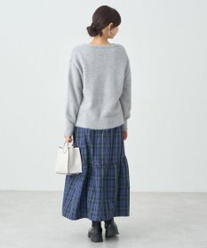 earth music&ecology スパンコールシャギーＶネックプルオーバー