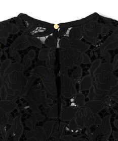 BEIGE， CITRINE / エンブロイダリーレースノースリーブブブラウス