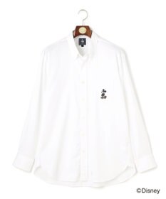 J.PRESS MEN 【DISNEY COLLECTION】【UNISEX】ピンオックス シャツ/ B.D. / ミッキーマウス