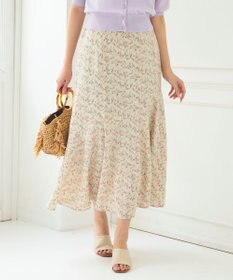 Feroux フラワーモチーフプリント スカート