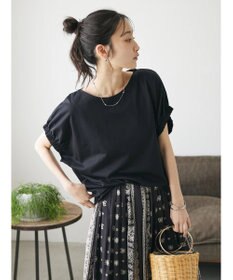 CRAFT STANDARD BOUTIQUE 【ＵＶカット】ギャザースリーブプルオーバー