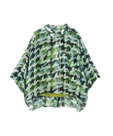 YECCA VECCA [2SET]キャミ付きシアージオメ柄シャツ