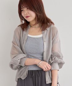 Green Parks 裾ドロストシアーシャツ