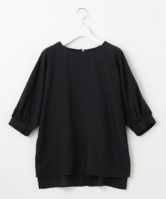 自由区 【洗える・XSサイズあり】テンセルリネンデニム  ブラウス