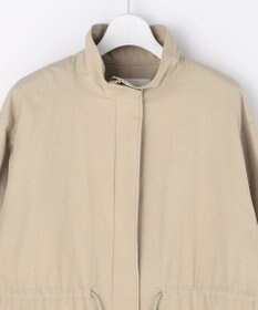 自由区 S コットンナイロンタッサースタンドカラー コート