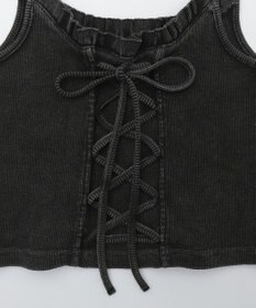 WEGO レースアップデザインキャミ