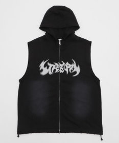 WEGO ノースリーブグラフィックZIPパーカー