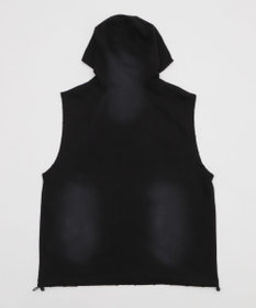 WEGO ノースリーブグラフィックZIPパーカー