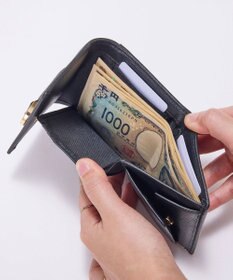 TOPKAPI 【TREASURE TOPKAPI】ソフトレザー ベルトデザイン 三つ折り財布　