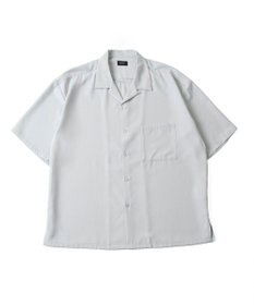 WEGO 【速乾/シワになりにくい】ドライポリオープンカラーシャツ(S)