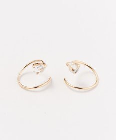 Phoebe 【K10】ストーンダブルループピアス