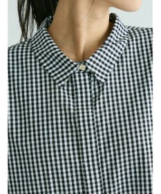 CRAFT STANDARD BOUTIQUE ステンサイドソリッドギンガムチェックブラウス