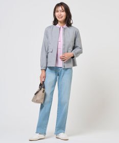 J.PRESS LADIES 【洗える】BASIC STRETCH DENIM ボーイフィット デニム