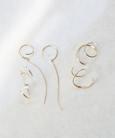 Phoebe 【K10】ストーンダブルループピアス