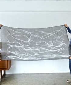 muto ニードルパンチ シルクウールストール