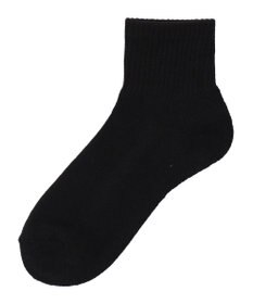 WEGO モチーフロゴ刺繍アンクルパイルソックス