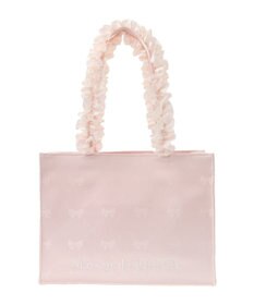 Maison de FLEUR EC限定リボン柄ジャカードスクエアトートM