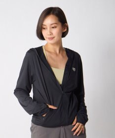 OP／FILA 【Ocean Pacific】接触冷感SNC｜ロゴ入りラッシュパーカー